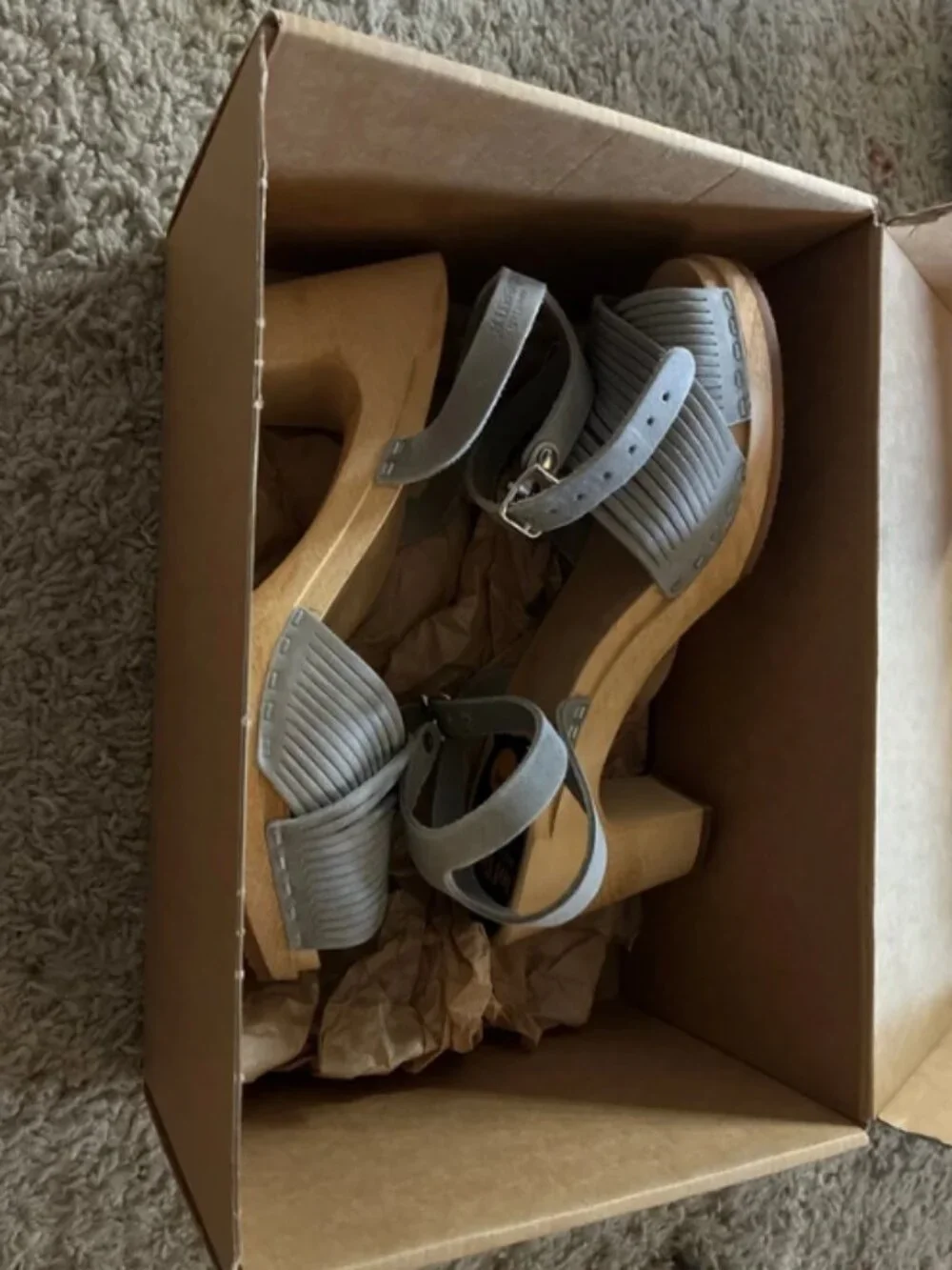 Swedish Hasbeens Gray Size 8